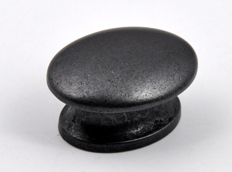 Antique Dpresser Knob Simple Drawer Knobs Pulls Handles Hardware Rustic Kitchen Cabinet Knob Furniture Decorative Oval Knob D10-4859
