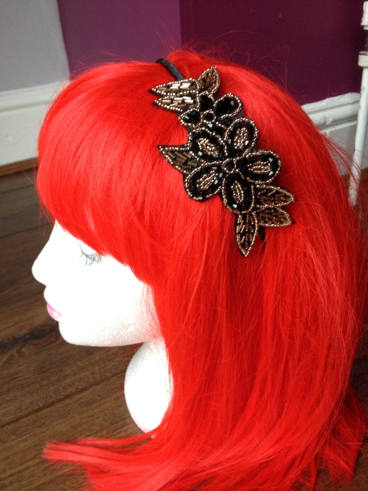 Fascia Per Capelli Vintage In Lega Di Stile Europeo E - Foto 2