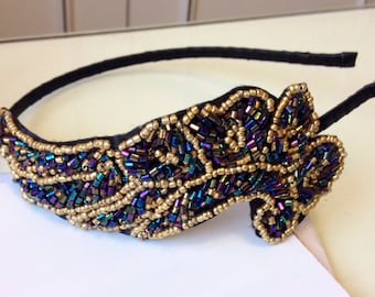 Haarband Flapper Gatsby 1920er Jahre Haarband Art Deco Haarband