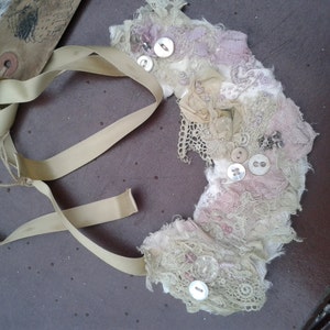 Bespoke Hand embellished and embroidered necklace