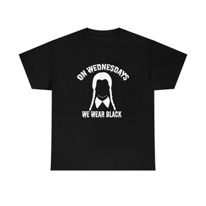 On Wednesdays We Wear Black Addams Tee