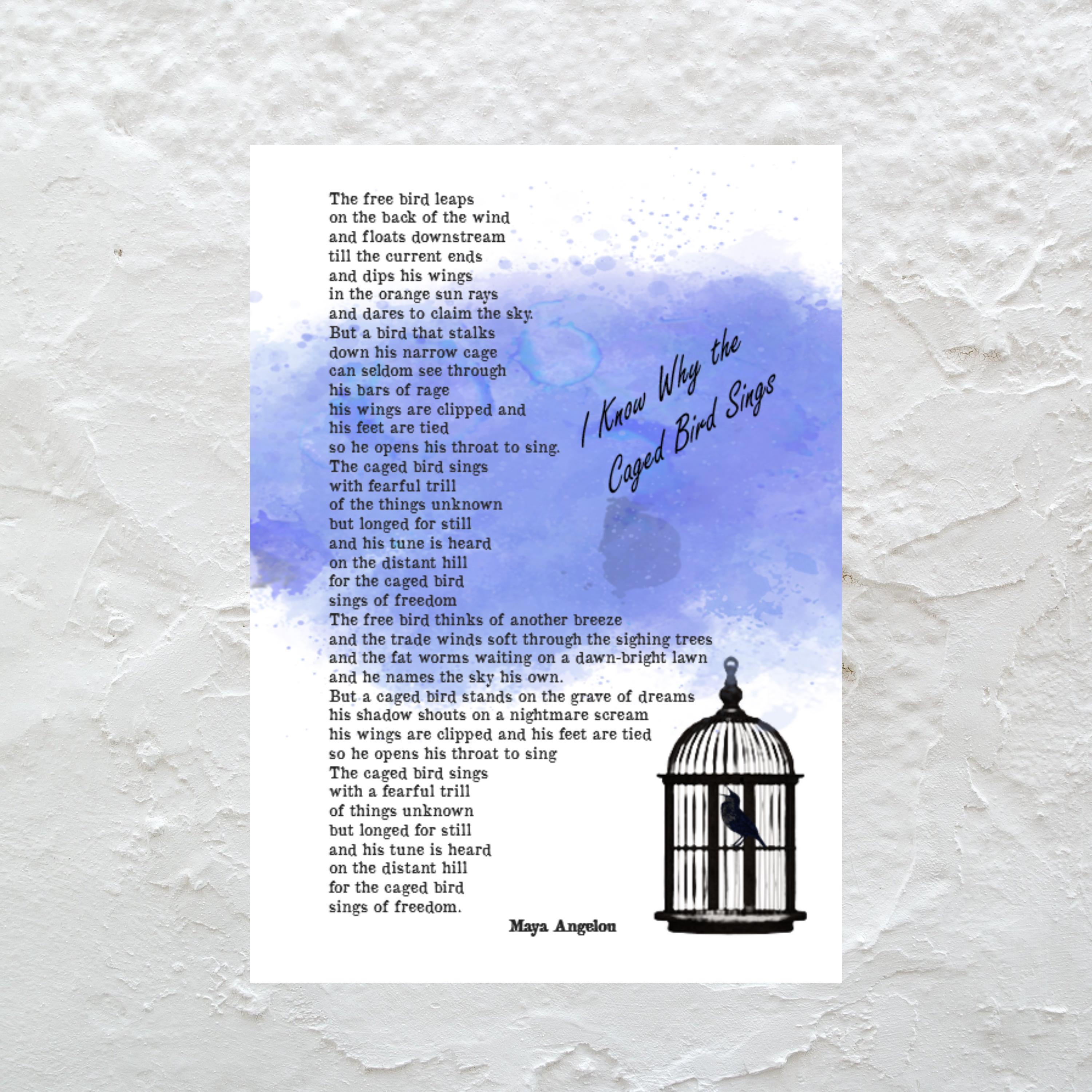 Why Does the Caged Bird Sing Poem: Unveiling Its Deep Meaning