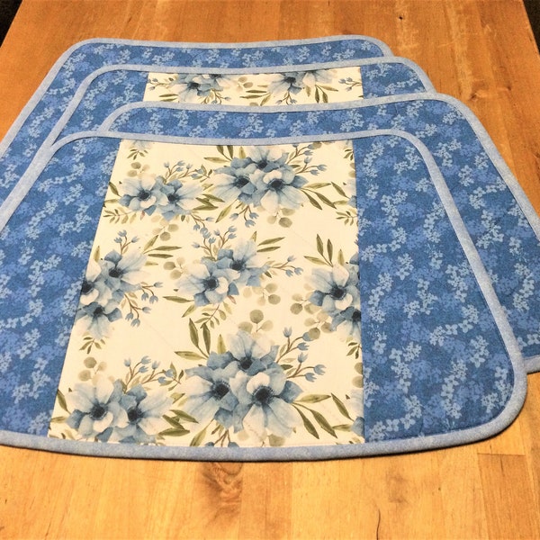 Blue Wedge Placemat Etsy