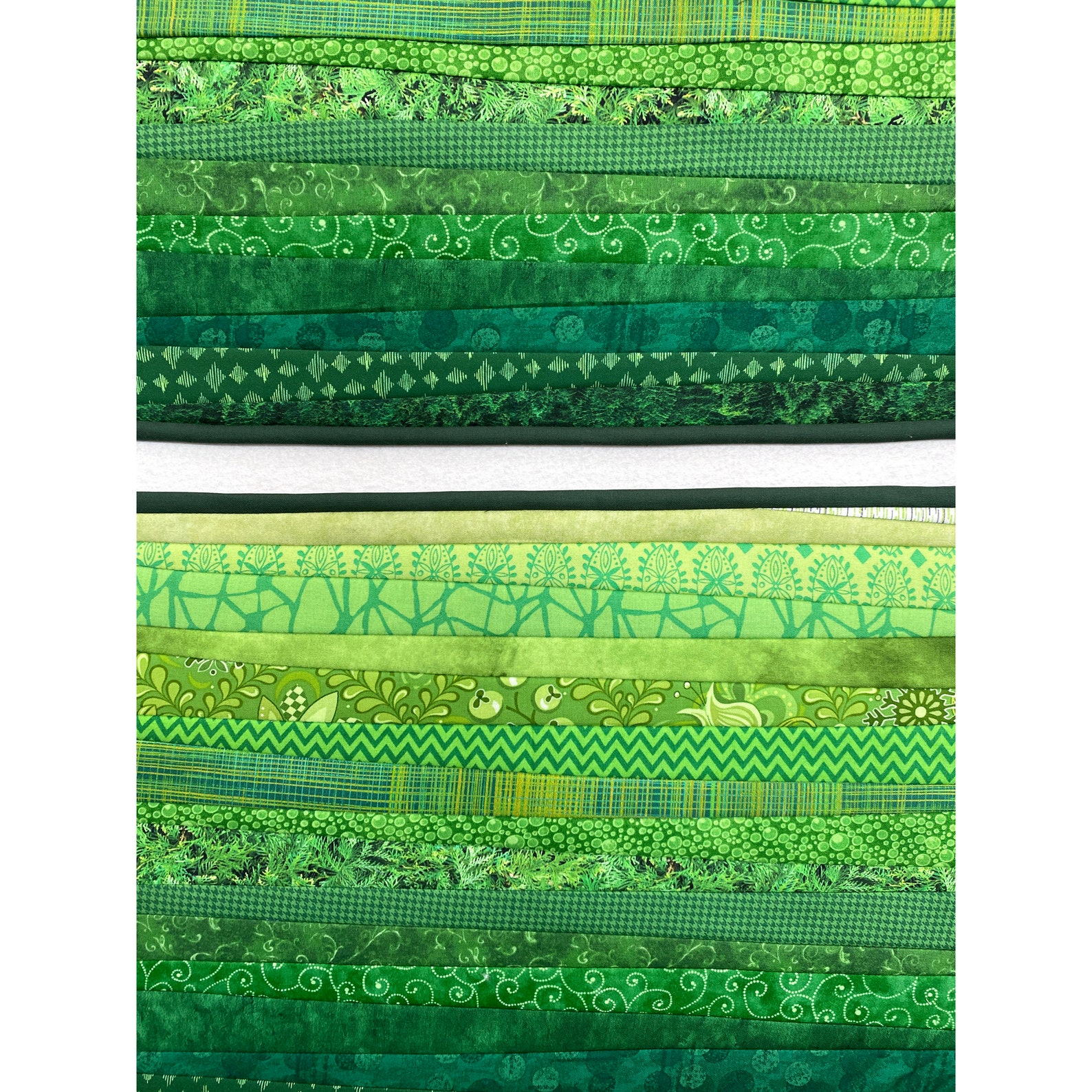 Two Quilted Green Placemats. 13 by 19 Inches. Washable Mats as Etsy