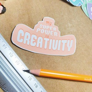 Adesivo Carino ADHD Adesivo Salute Mentale Carina Adesivo Regalo Adesivo Neurodivergent Positività Corpo Illustrazione Adesivo Carino DSA