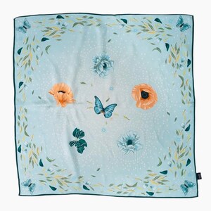 Floral Silk Scarf