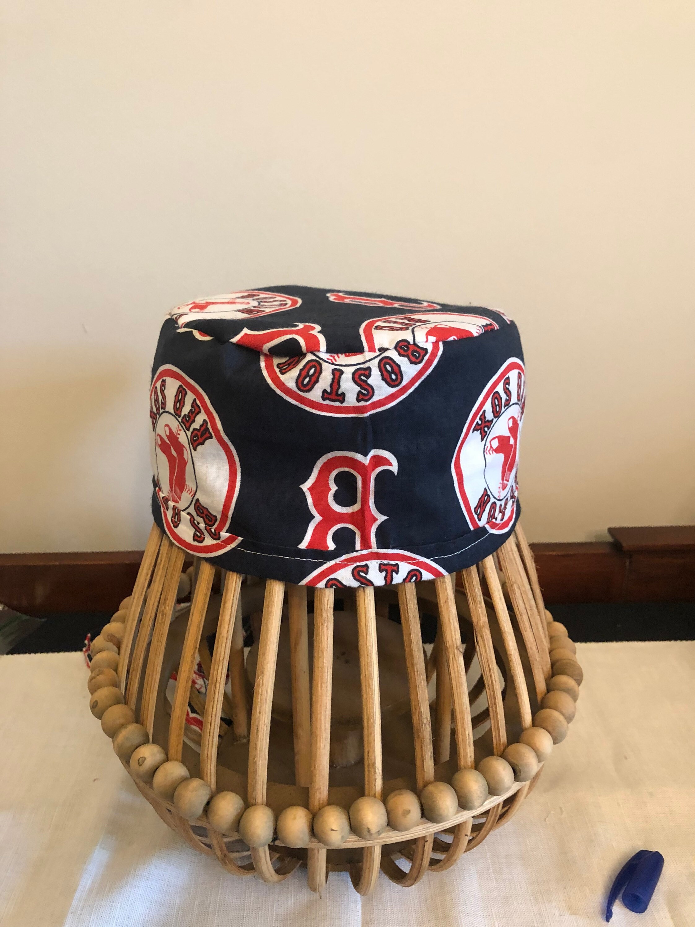 Boston Red Sox Scrub cap, surgical cap, ponytail cap