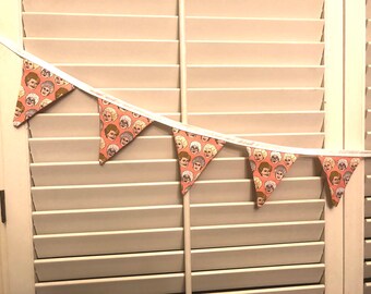 Golden Girls Party Banner, Bunting Flags, Birthday Garland,