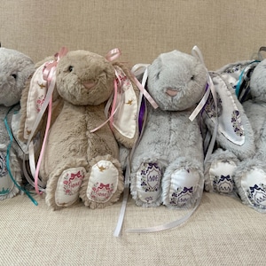 Custom ANY SORORITY Bunny Jellycat Little Sister Pledge initiation gift / Any Sorority  TIKTOK Trending!