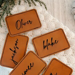 Custom leatherette patches