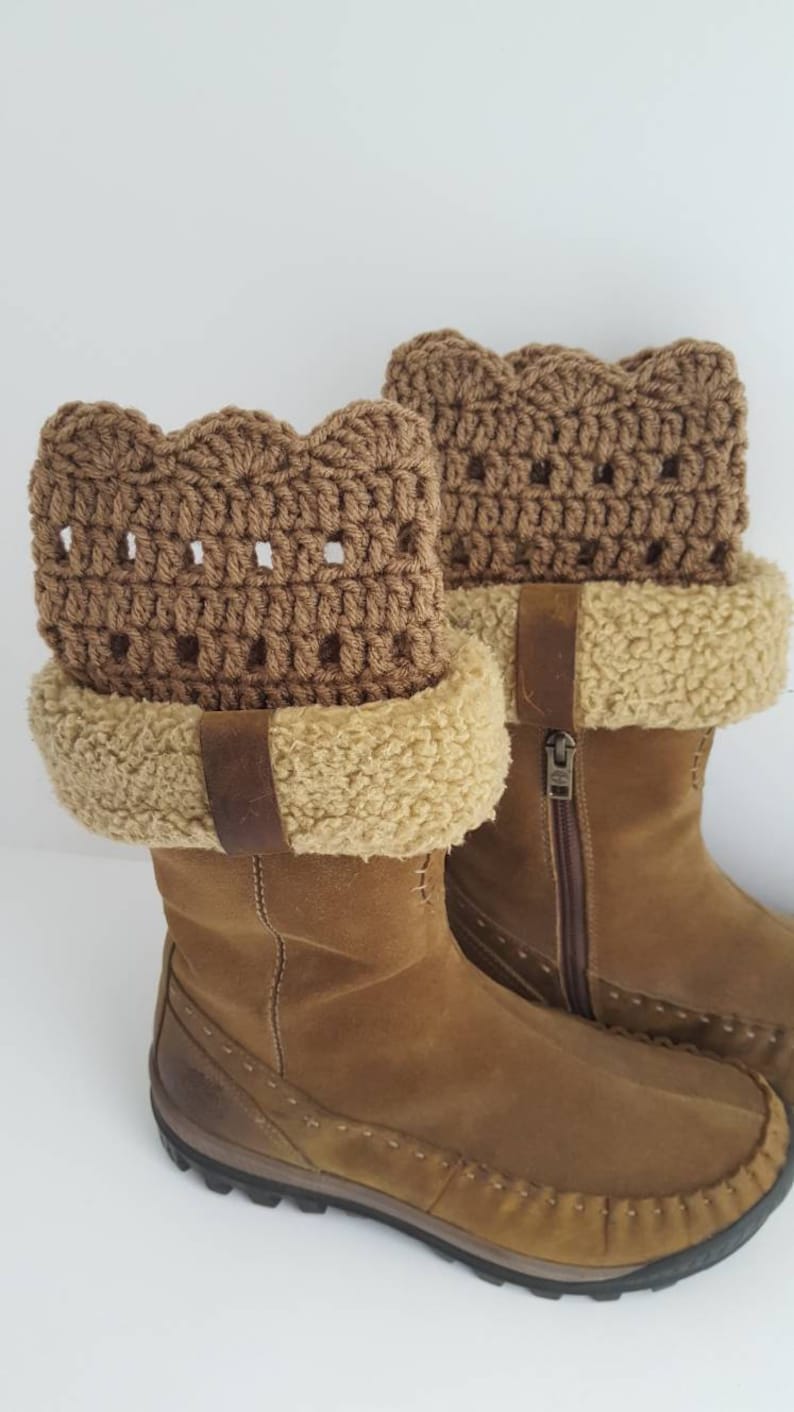 Boot Cuffs Boot Accessories Crochet Boot Cuff Boot Toppers Etsy