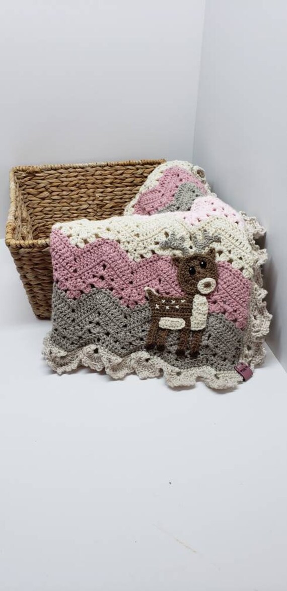 deer baby blanket