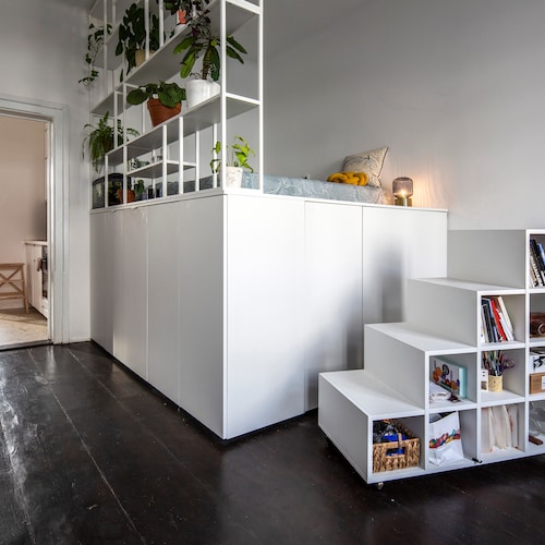 Custommade Loft Bed Blueprint Tiny Apartment Furniture Plan Etsy