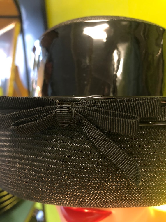 60's Mod Patent Leather Hat by Frank Olive