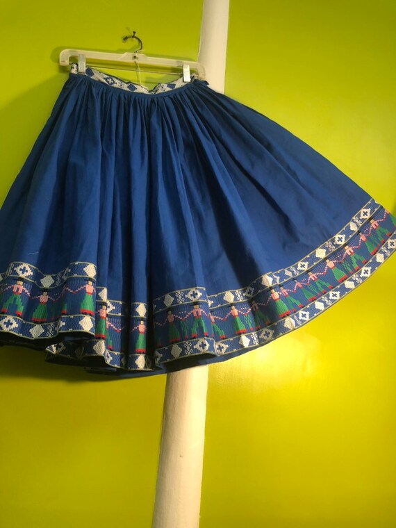 1950s Rockabilly Gaucho Skirt