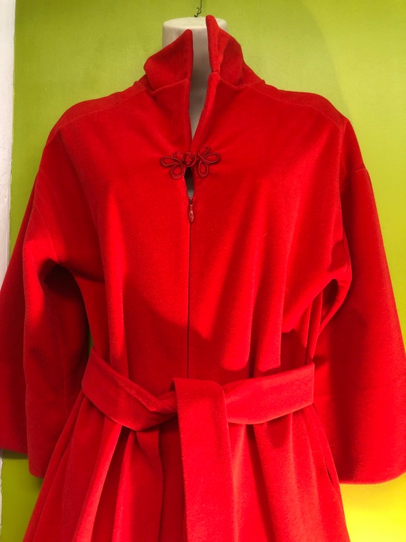 Vintage 1970s Red Vanity Fair Loungwear Palazzo P… - image 7