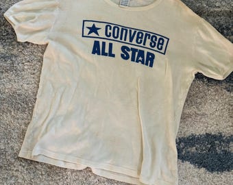 Rare Vintage 70s Converse All Star Ego Trix Tee Shirt by Hidaco