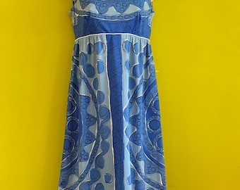 Vintage 1960s Vera Mod Qiana Shift Dress