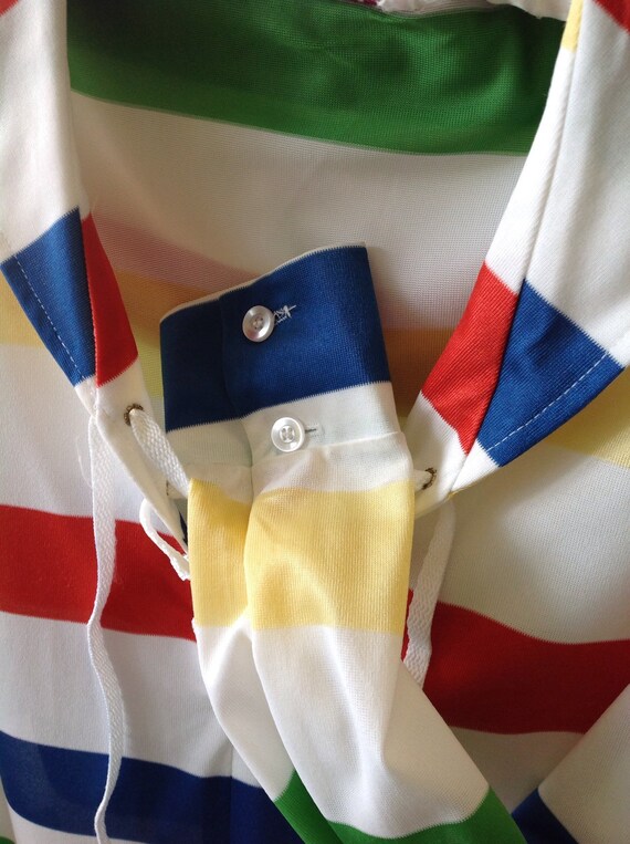 Striped 1970s nylon sailor shirt