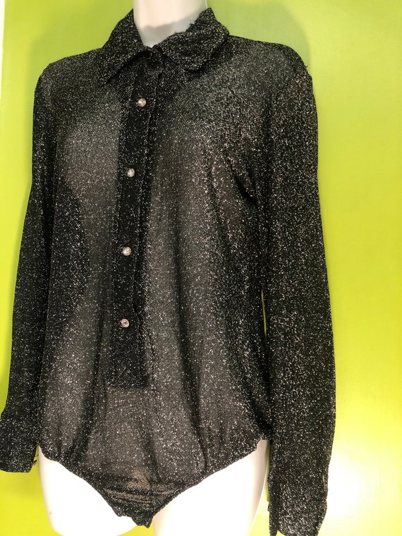 1960s Lurex Bodysuit by Libra