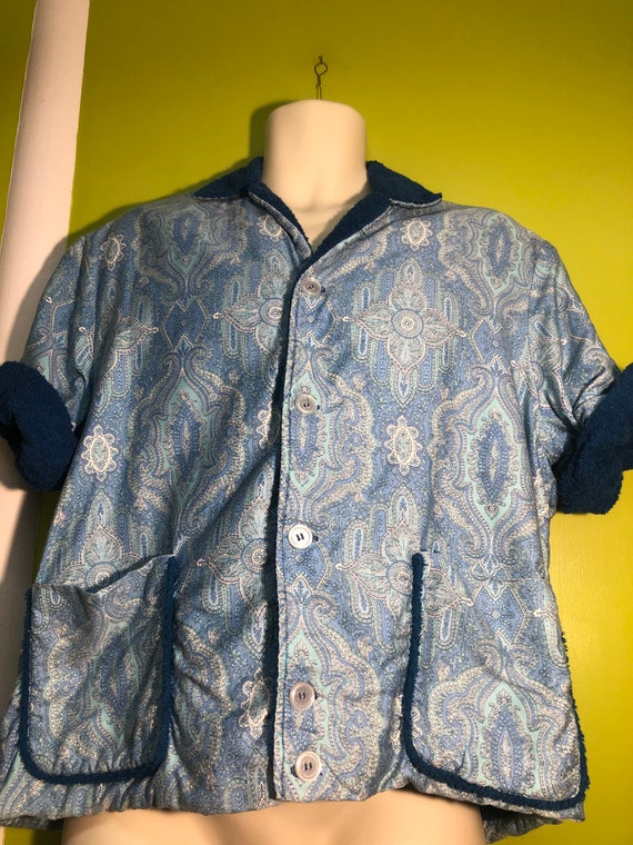 Vintage R&K Originals Sheer Half-Sleeve Unisex Shirt- Fits Size Large