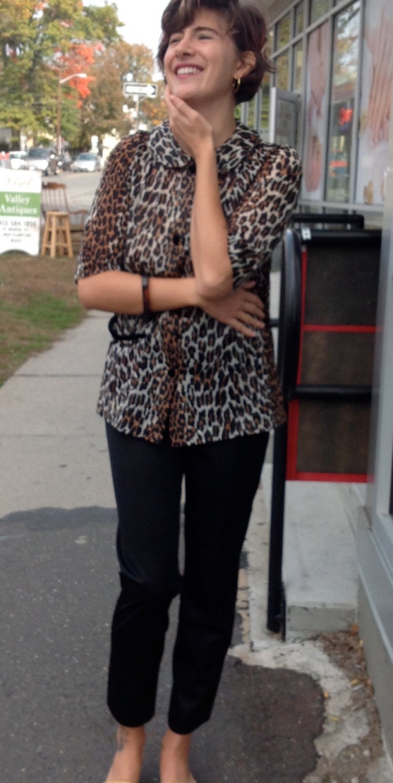 Vanity Fair Leopard Lounge Pajamas