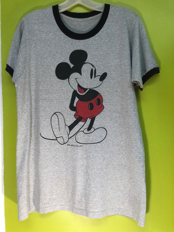 1970s Mickey Mouse Ringer tee - image 8