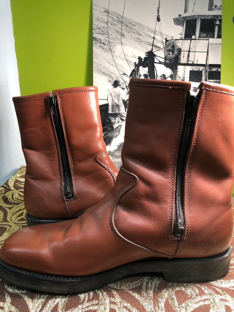 1970s Dexter Faux Fur Lined Beatle Boots