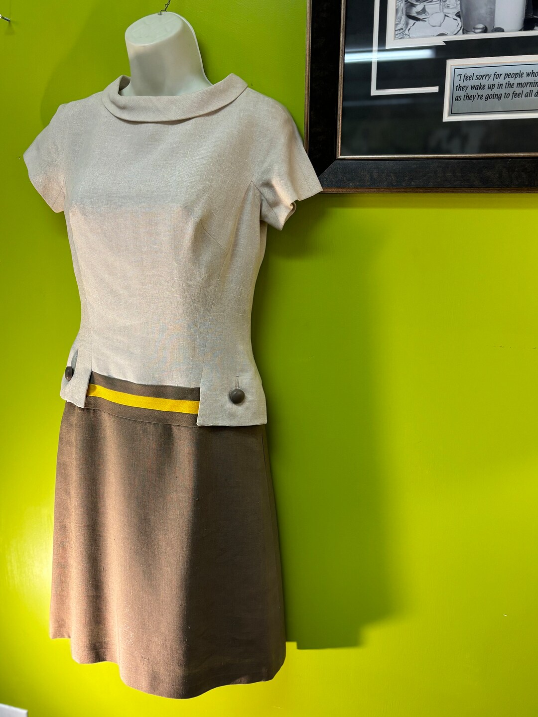 Vintage 1960s Moygashel Irish Linen Mod Dress - Etsy Vintage 1960s Moygashel Irish Linen Mod Dress - Etsy