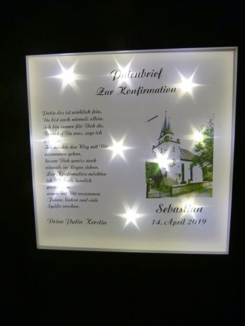 Geschenk Beleuchteter Bilderrahmen Beste Mama der Welt Leuchtbild