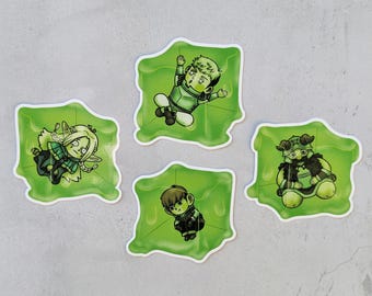 Delicious in Slime (?) Vinyl Stickers