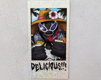 Beach Party Venom Photo Sticker