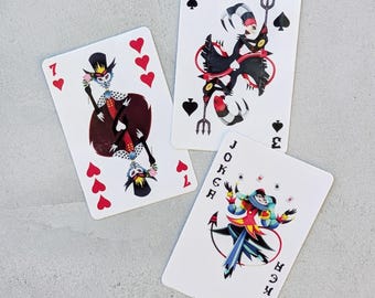 Helluva Boss Card Vinyl Stickers