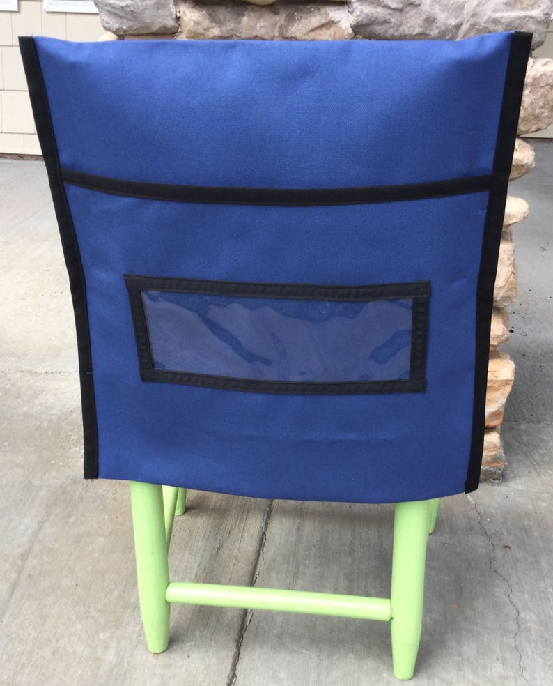 Chair Pockets for Elementary School Seat Chair Bags Etsy