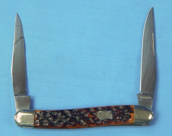 Vintage Old US Winchester 2 Blade Folding Pocket Camping Collectable Knife Outdoorsman gift Gift for Him Gift for collector