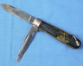 Vintage US Ulster 2 Blade Folding Pocket Collectable Hunting Camping Knife Gift for Him Gift for collector