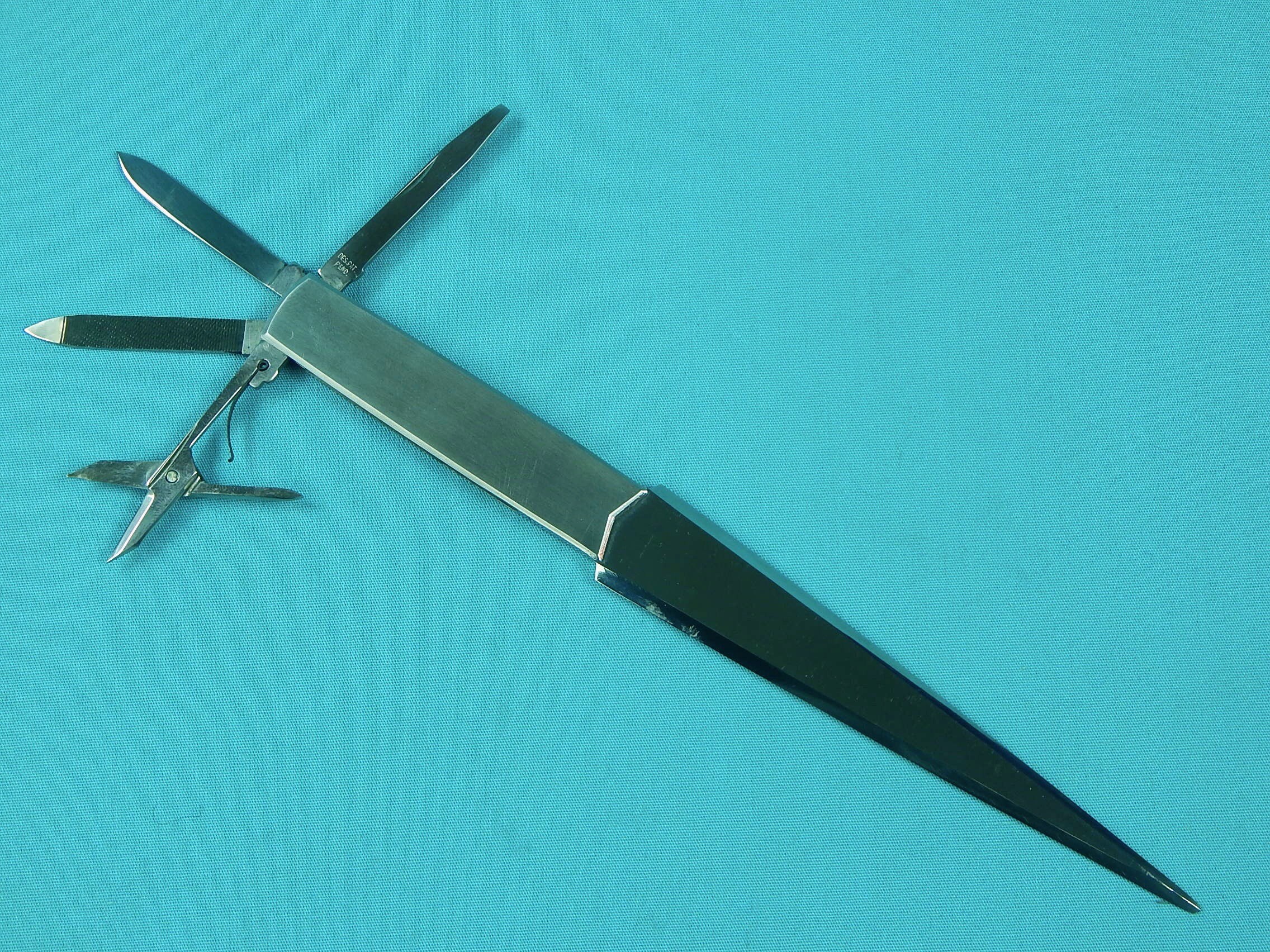 Vintage Japanese Japan Letter Opener With Folding Tools Knife Etsy