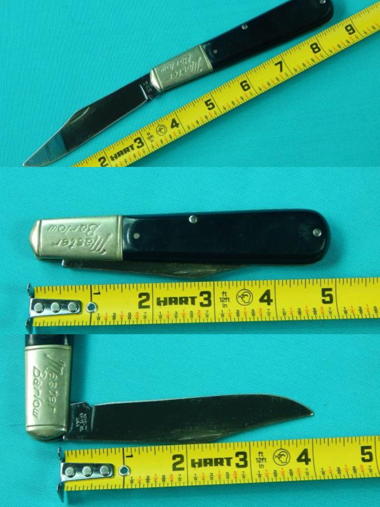 Vintage US Novelty Knife Co. Master Barlow Large Folding Etsy