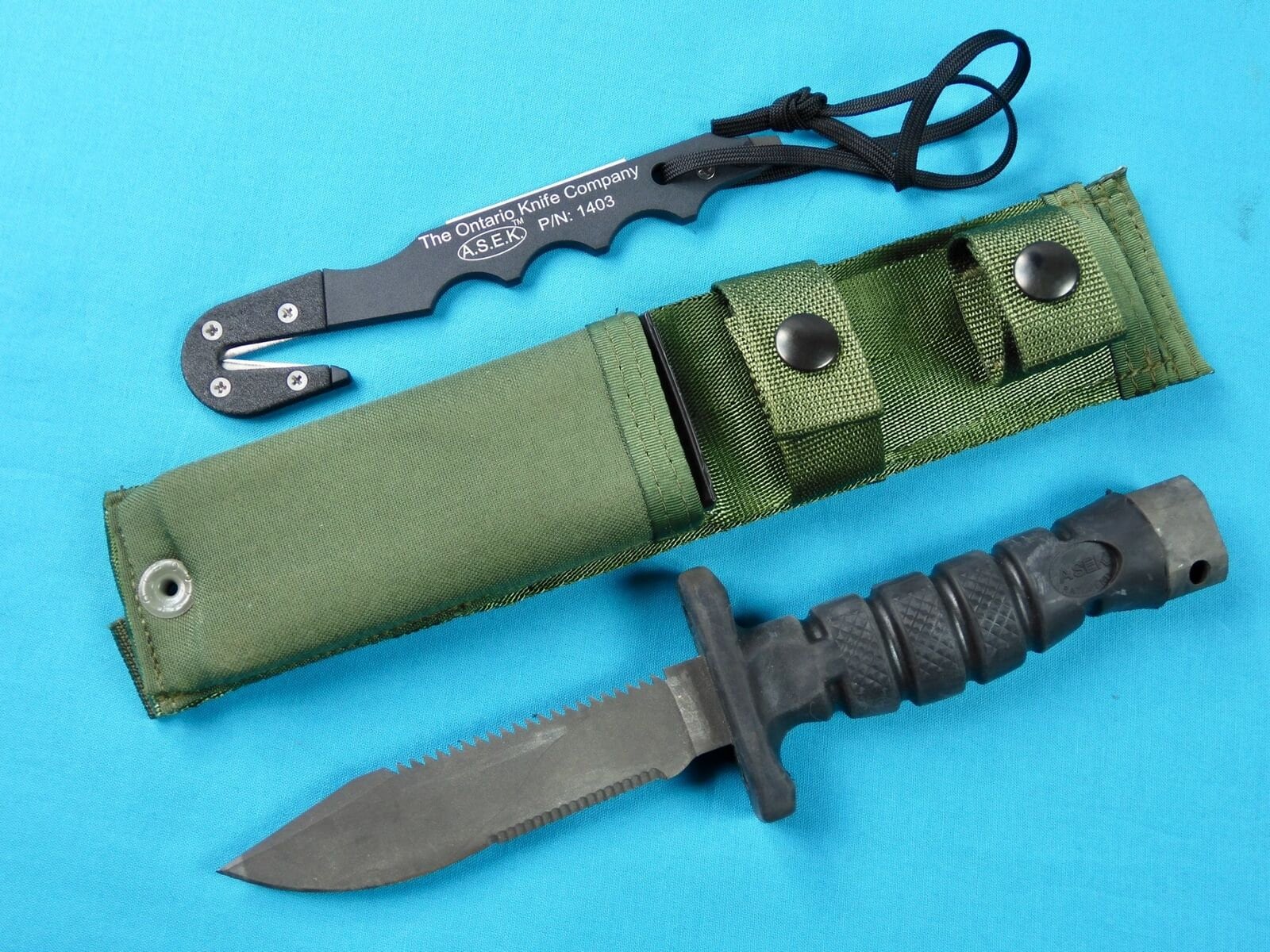 US Ontario ASEK 1400 Model 2003 Aircrew Survival Hunting Knife Etsy