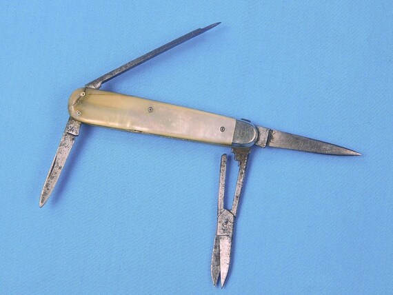 Antique Old Germany German Henckels Multi Tool Blade Folding Etsy