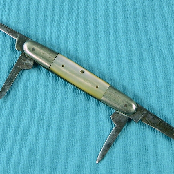 vintage allemand Melrose Argyle Cutlery Solingen 4 Blade Folding Pocket Knife