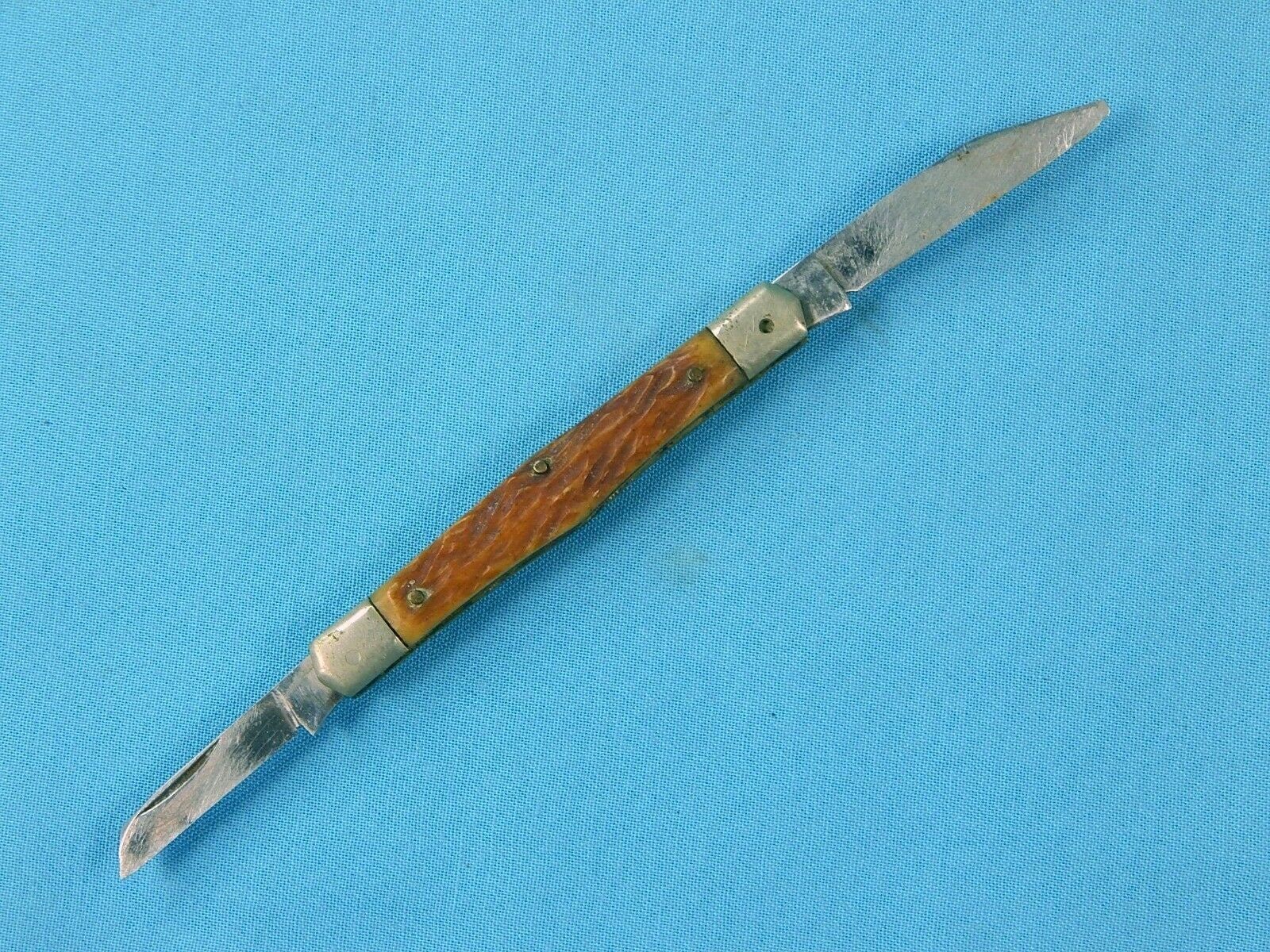 Vintage Japanese Japan 2 Blade Folding Pocket Knife Etsy
