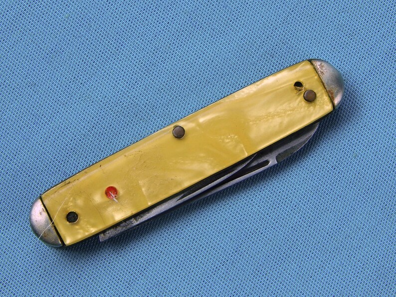 Vintage US Kent NY City 2 Blade Folding Pocket Knife Gift for Etsy