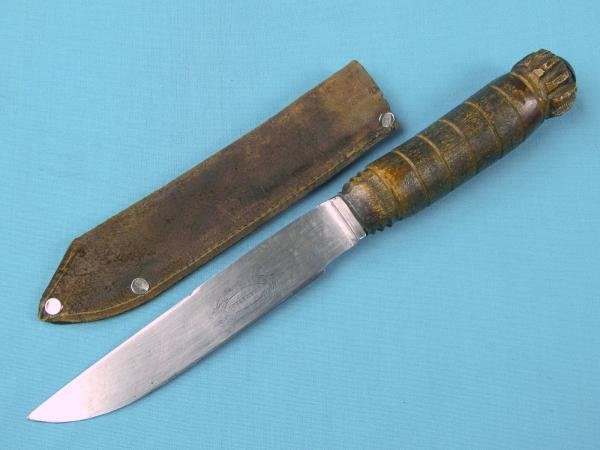 Vintage Old English British Sheffield Re-handled Hunting Knife | Etsy