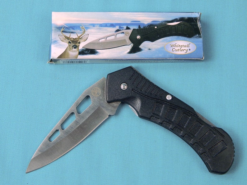 Whitetail Cutlery Gentle Folder Lock Back Folding Pocket Knife Etsy