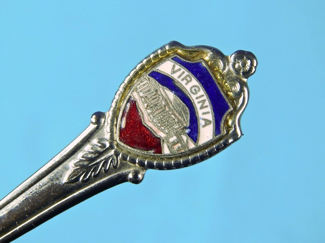 US Virginia Souvenir Collectable Spoon Teaspoon Etsy