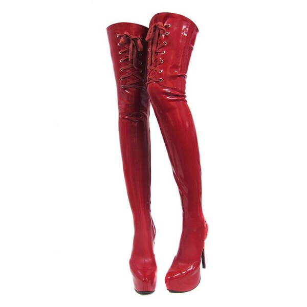lycra over the knee boots