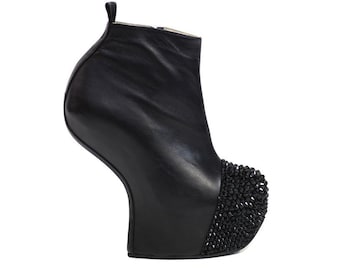 Swarovski Toe Heelless Boots