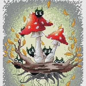 MP Studia embroidery kit Halloween We are here counted cross stitch SM-668 approx. 20 x 15 cm complete kit