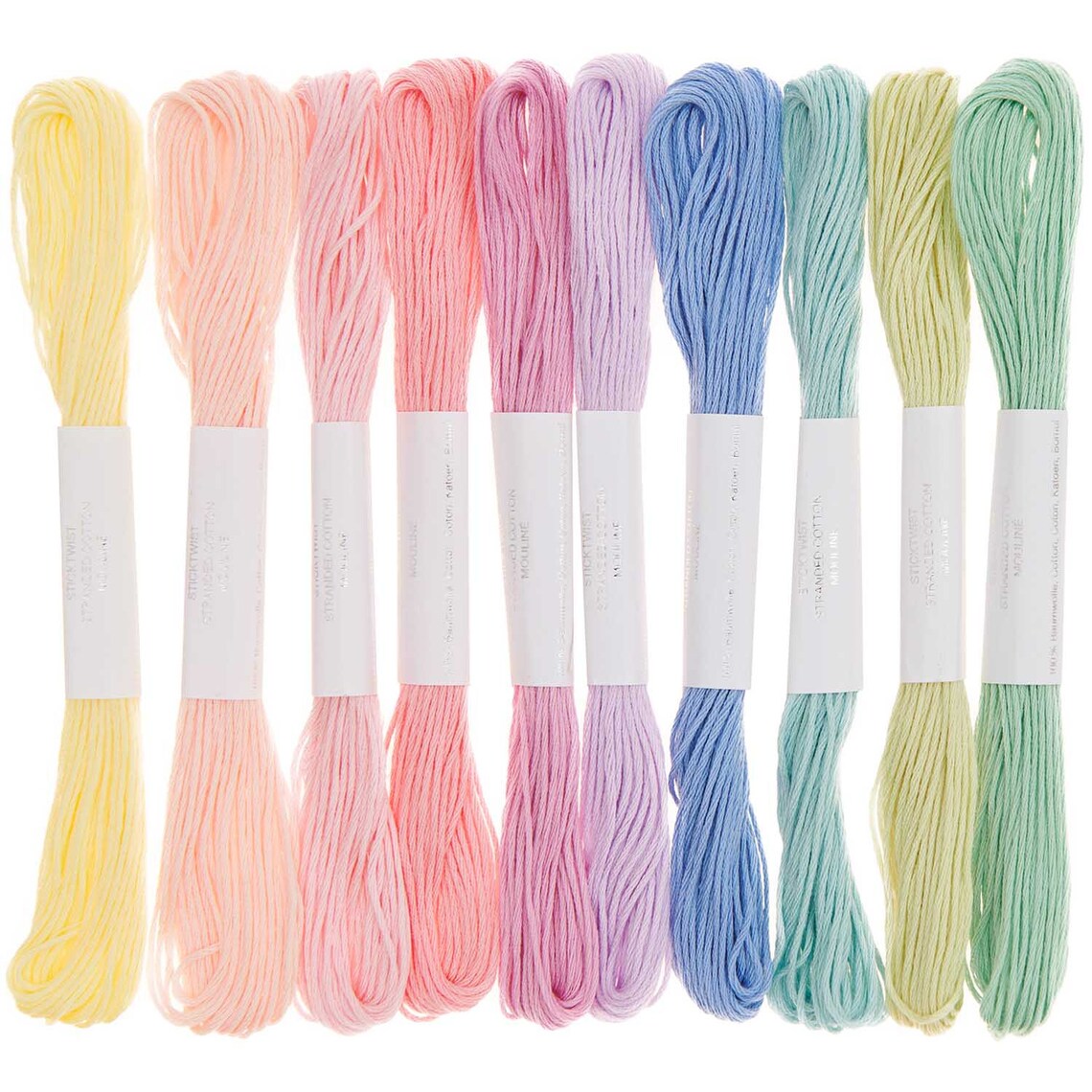 Embroidery yarn advantage pack 10 colors ice cream 80 m rico  etsy uk